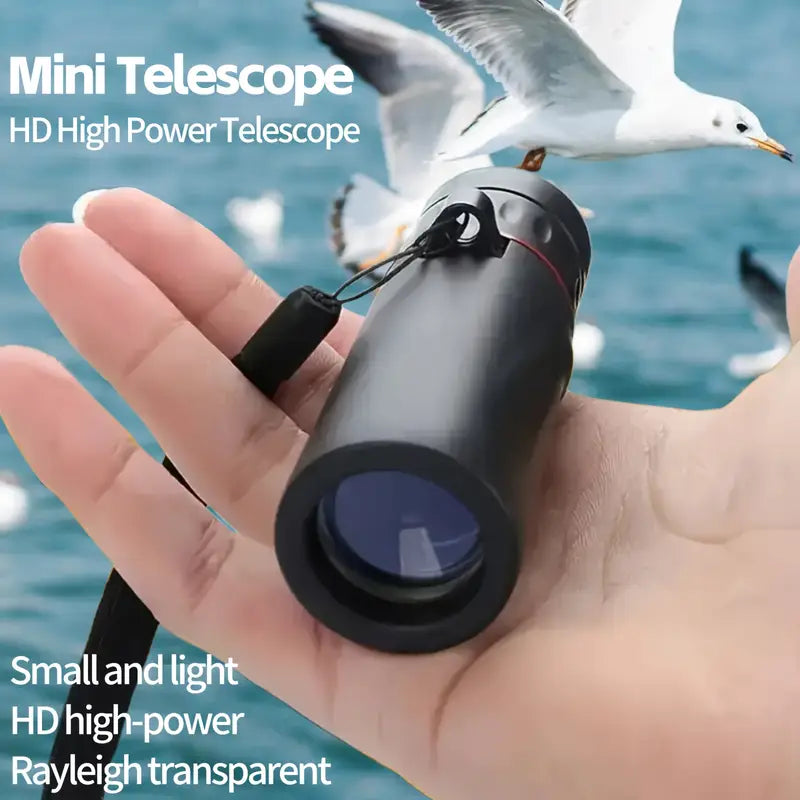 8X Portable Monocular – Pocket-Sized for Outdoor Adventures & Travel